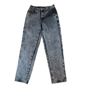 Rare Vtg 80s Calvin Klein Acid Wash Denim- Size 28 Tapered Leg- Made in USA